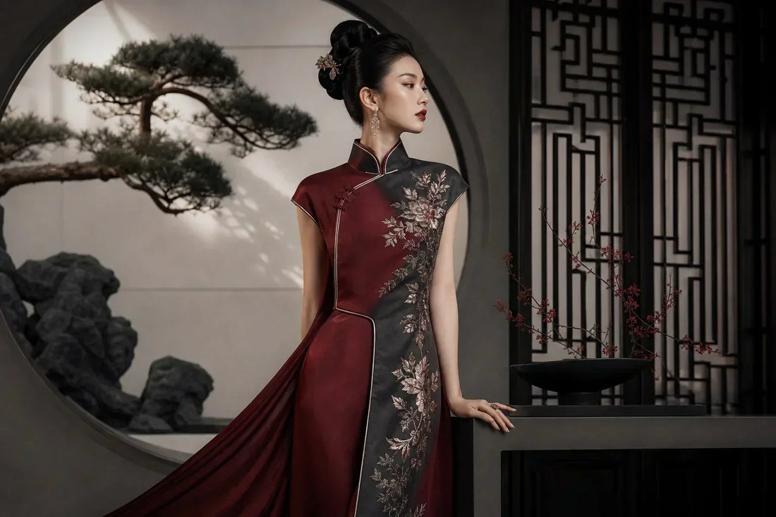Neo-Chinese style 2026 fashion guide featuring modern Hanfu fusion with traditional elements like Mamianqun and elegant embroidery