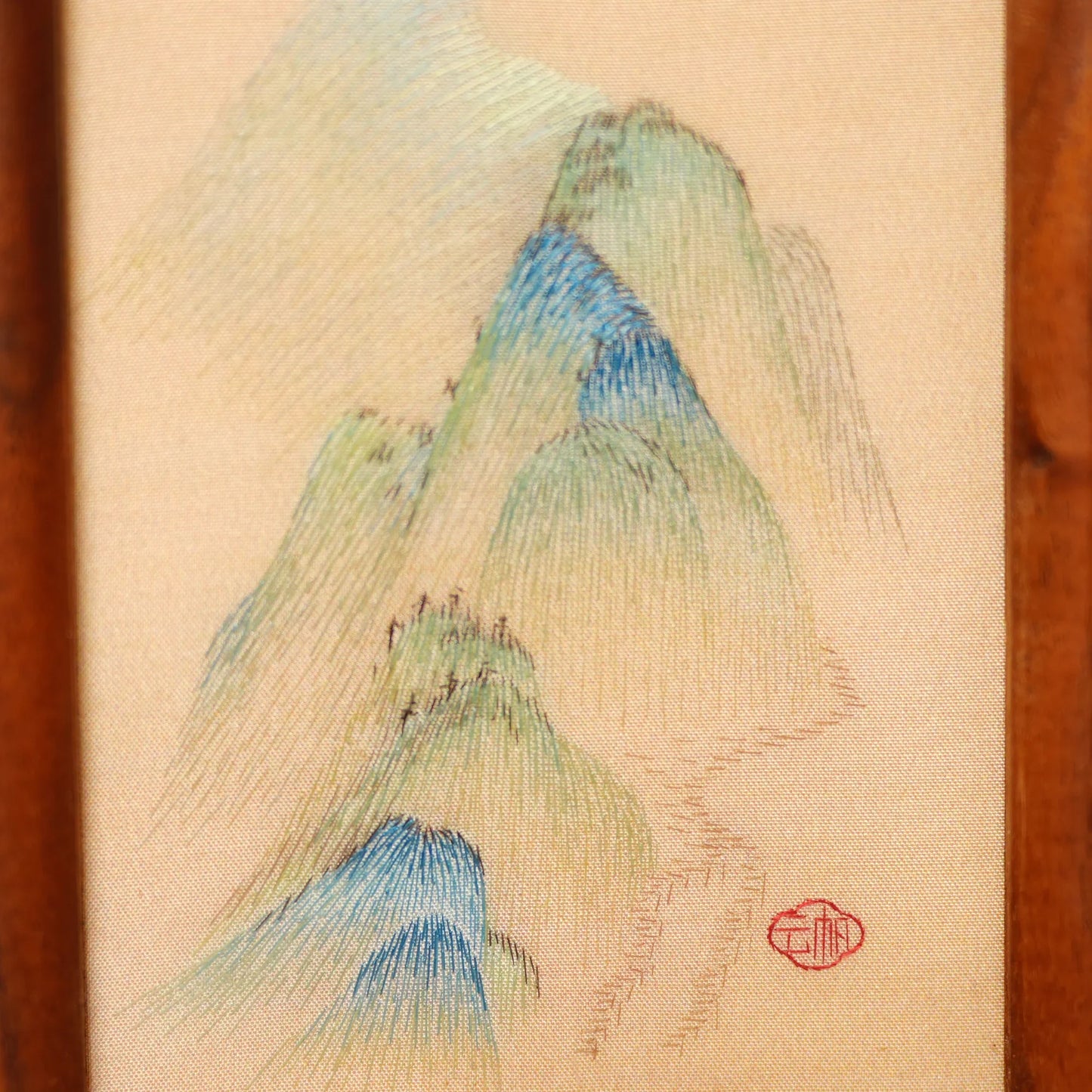 Thousand Miles of Rivers and Mountains Suzhou Embroidery