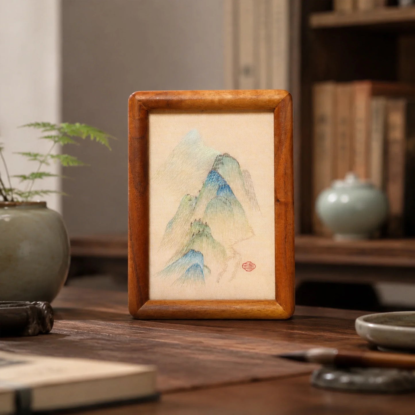 Thousand Miles of Rivers and Mountains Suzhou Embroidery