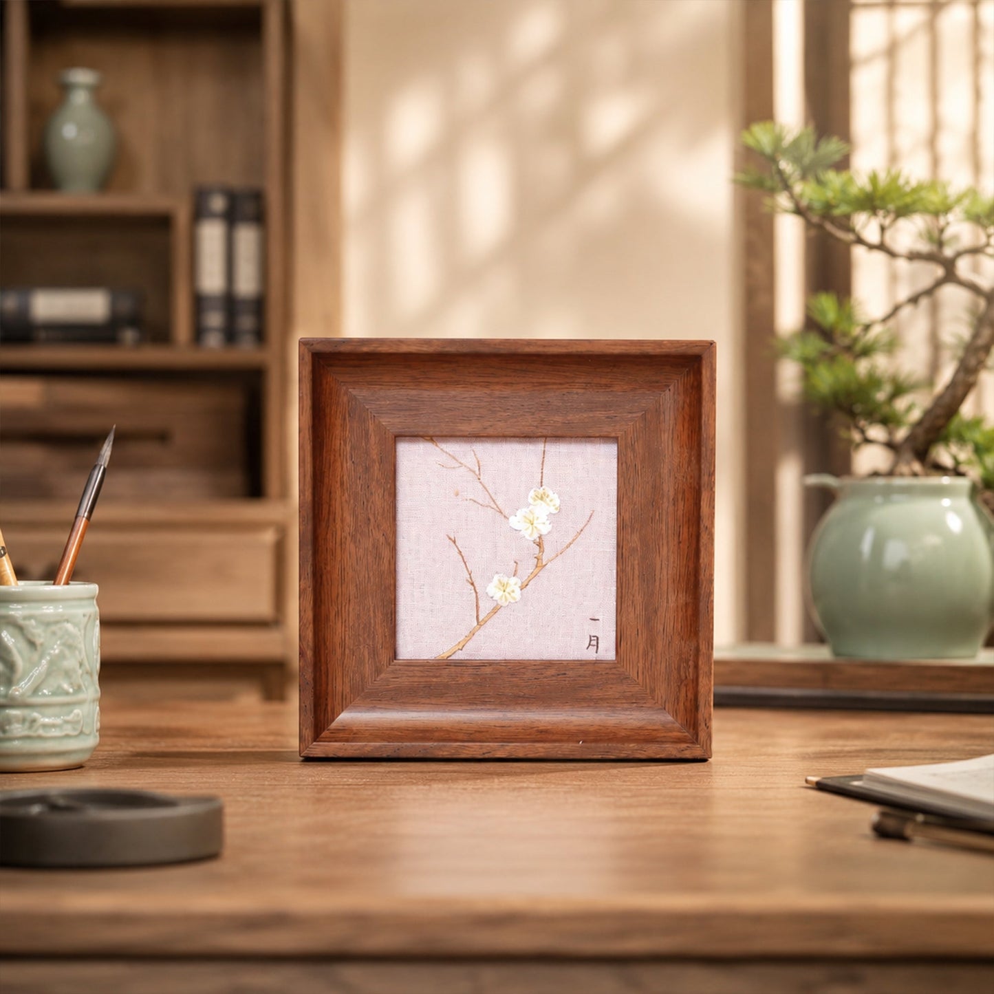 Plum Blossom Suzhou Embroidery Ornament