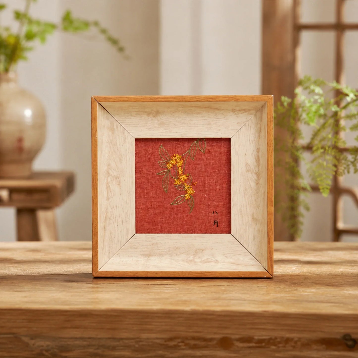 Wall Art Osmanthus Suzhou Embroidery Ornament