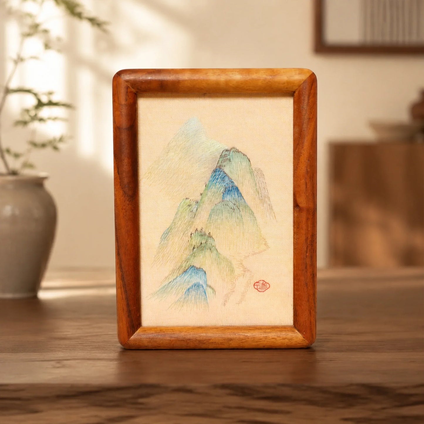 Thousand Miles of Rivers and Mountains Suzhou Embroidery