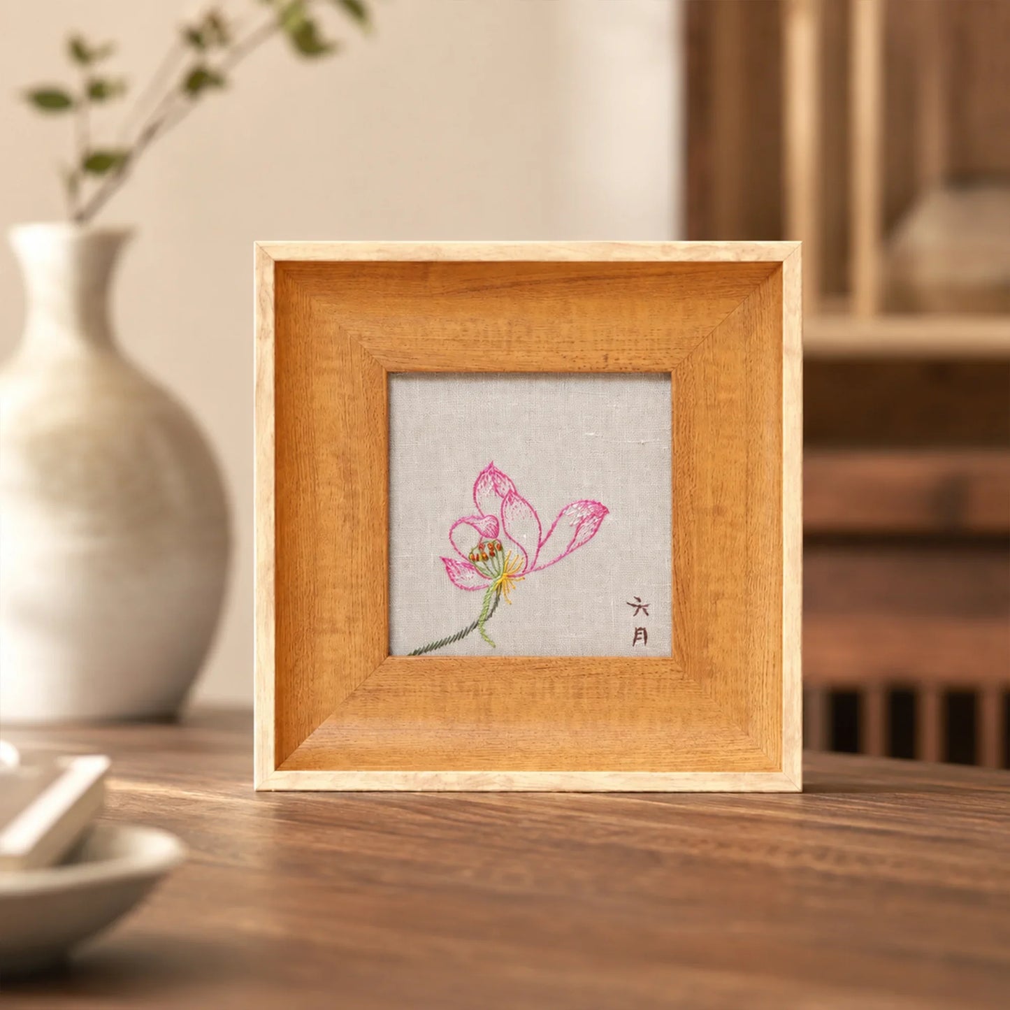Heritage Lotus Suzhou Embroidery Ornament