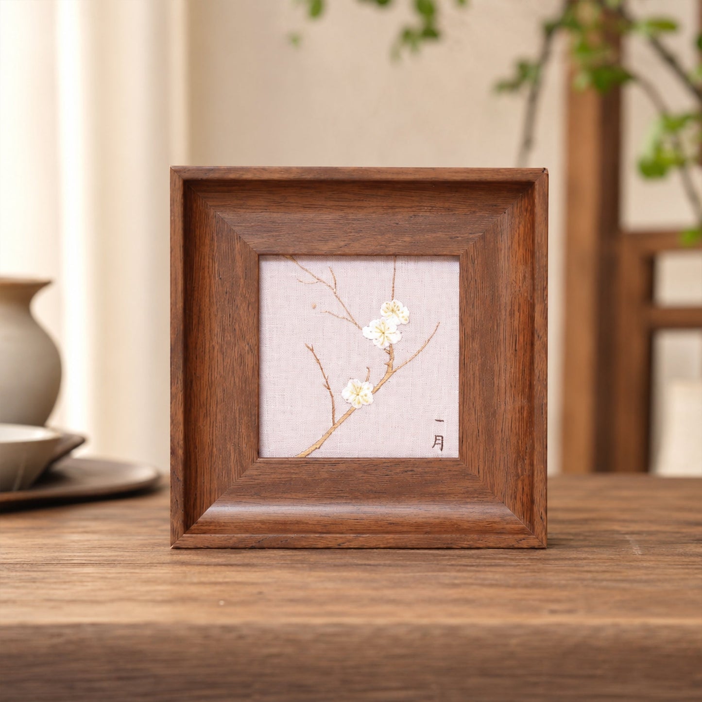 Plum Blossom Suzhou Embroidery Ornament