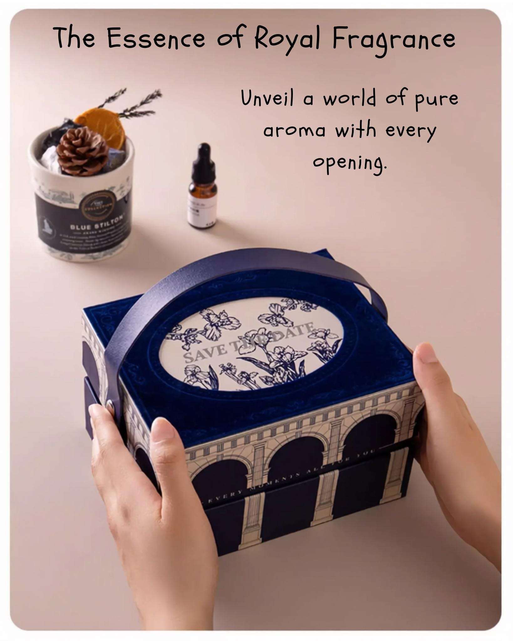 Scent Of Time Collection Aromatherapy Crystal Stone Gift Set - Elegant Home Fragrance &amp; Thoughtful Gift