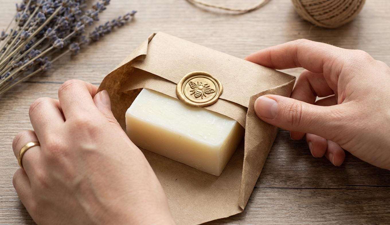 Natural Ginger Turmeric Soap for Dark Spots, Acne, Melasma | Organic Herbal Face Bar Gift