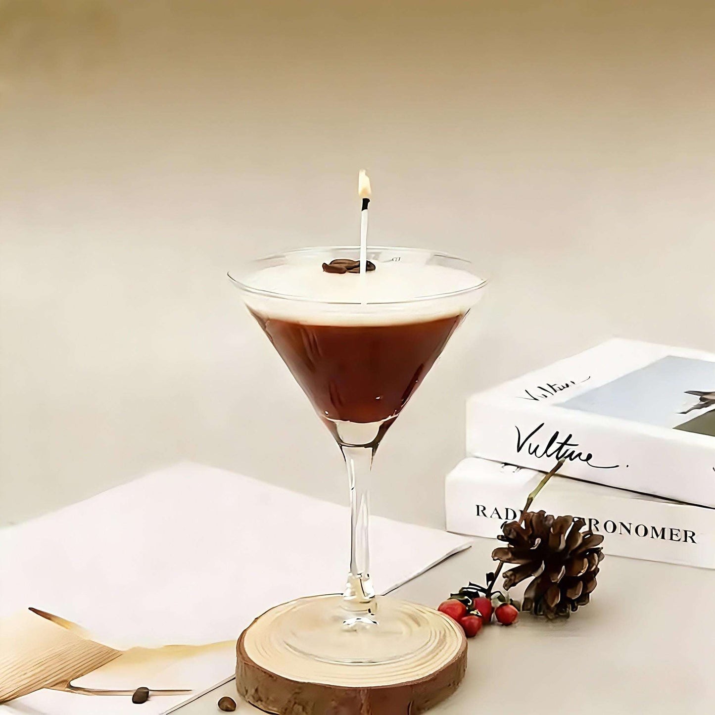 Coffee Martini Candle | Cocktail-Scented Soy Wax Candle