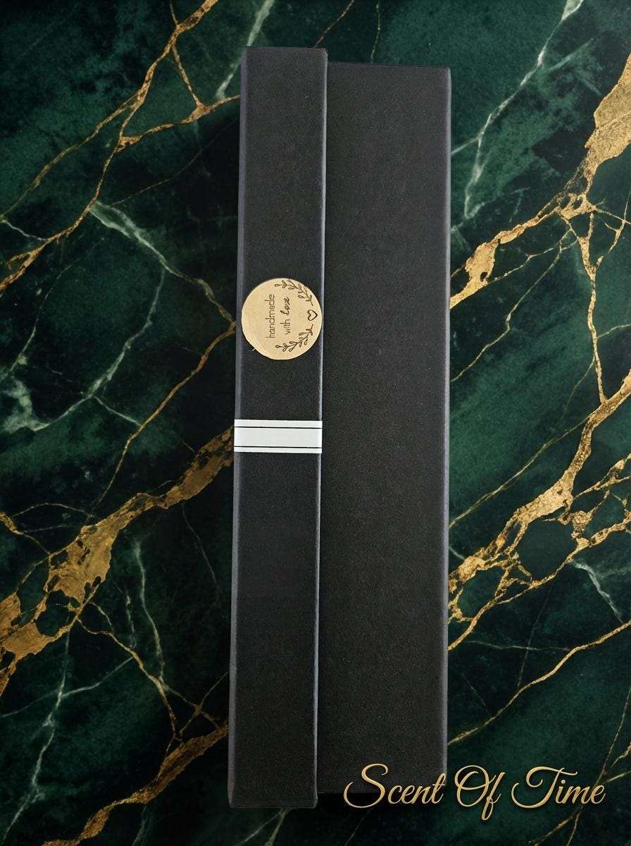 Ebony Wood Hair Pin with Jade Flower &amp; Gold Tassel - Hanfu Style - Gift for her