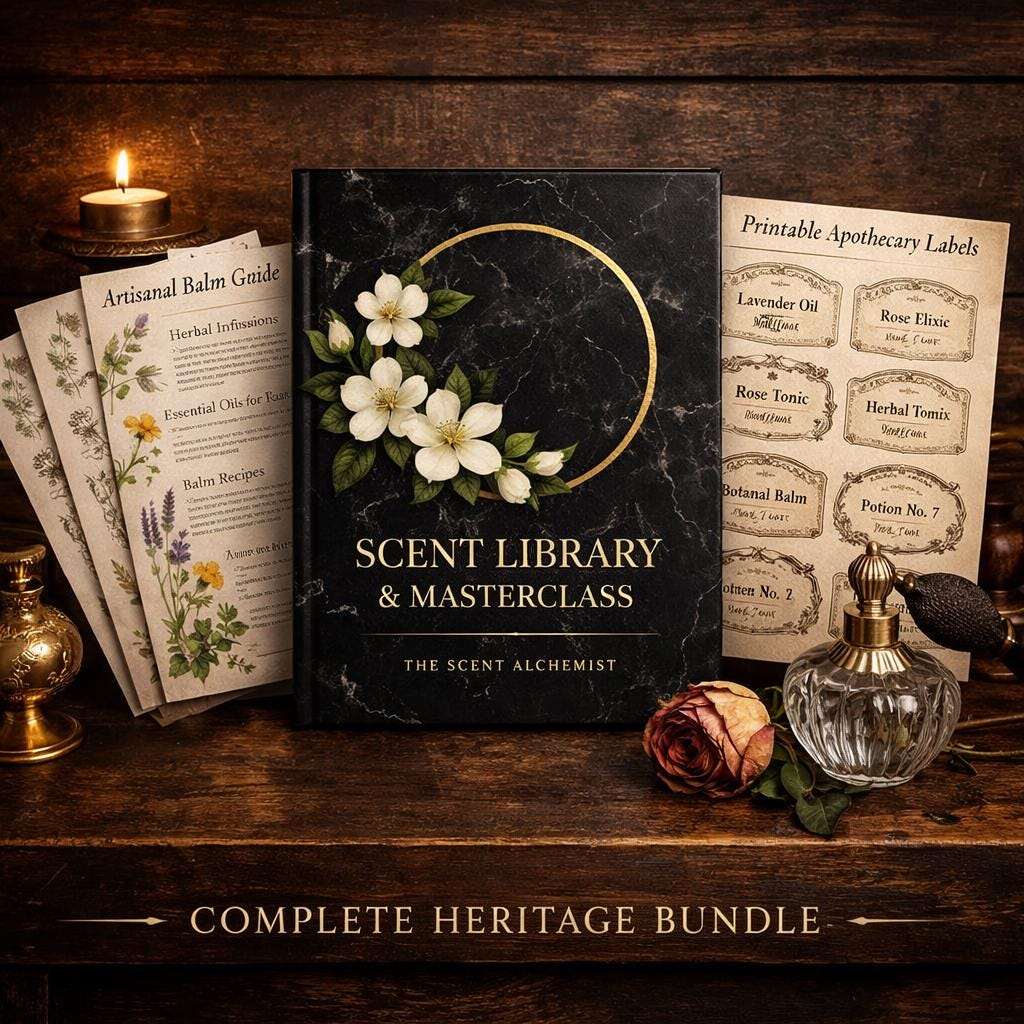 Scent Alchemist Masterclass: 50+ Fragrance Layering Cards &amp; DIY Balm Guide