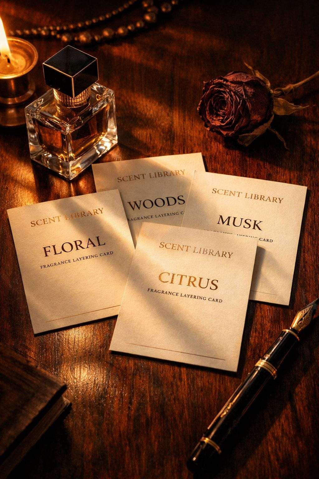 Scent Alchemist Masterclass: 50+ Fragrance Layering Cards &amp; DIY Balm Guide
