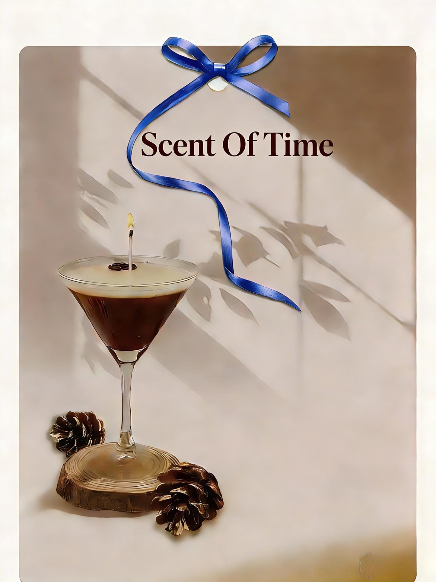 Coffee Martini Soy Wax Candle: Espresso & Vanilla Scent | Scent Of Time