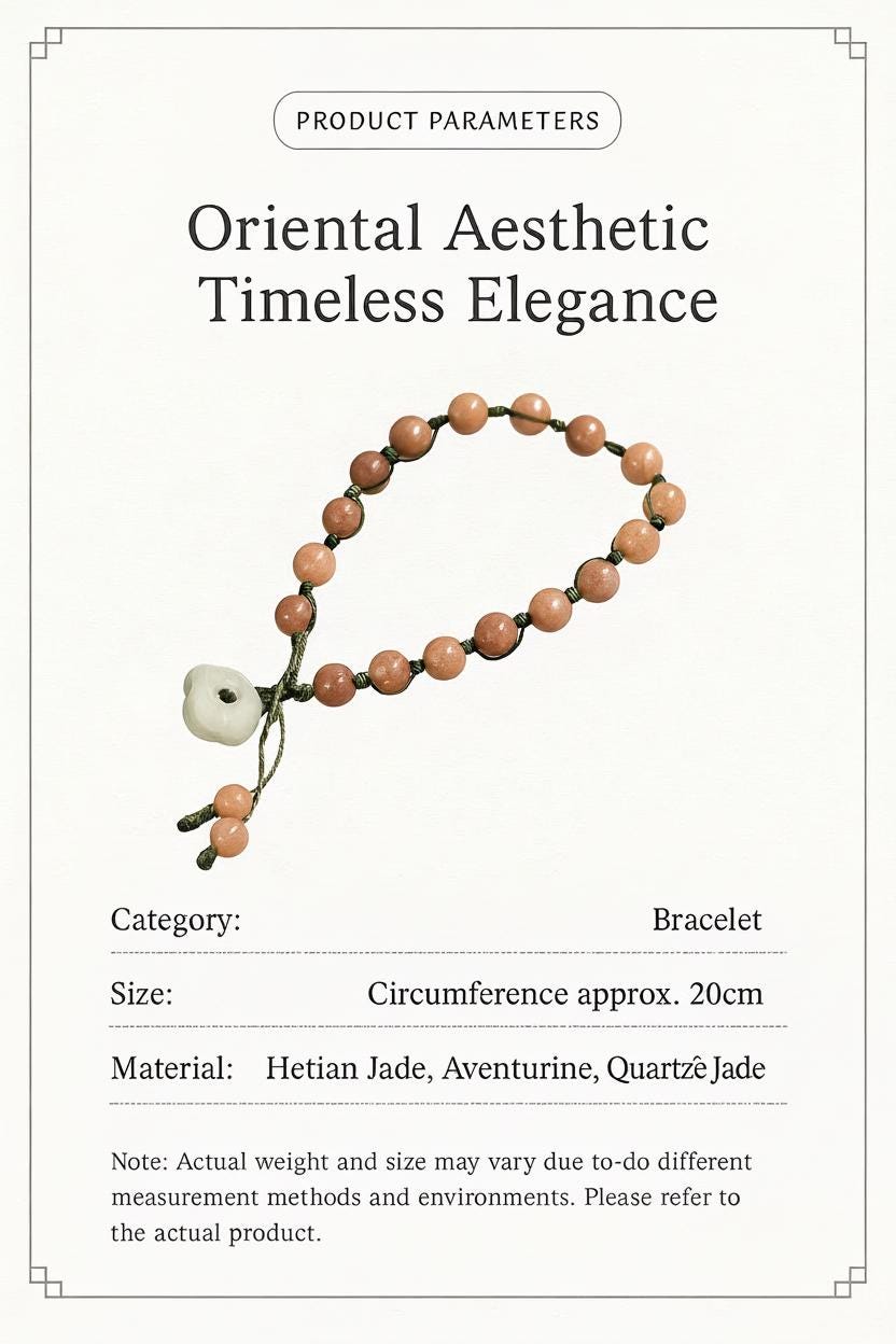 Adjustable Green Jade Bracelet, Lucky Energy Amulet, Natural Beaded Spiritual Jewelry - Scent Of Time