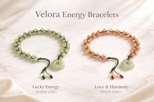 Adjustable Green Jade Bracelet, Lucky Energy Amulet, Natural Beaded Spiritual Jewelry - Scent Of Time